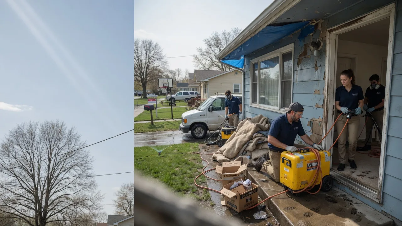 Basement Flood Cleanup in Sparks, OK near me